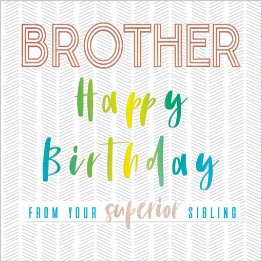 Picture of BROTHER BIRTHDAY CARD